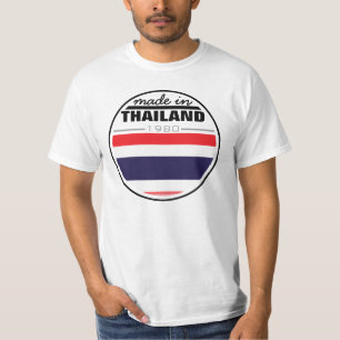… "タイ"で作られる Tシャツ