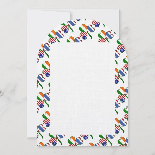 タイ・アイルランド・米国 シャムロック ファミリー リユニオン 招待状 (裏面)