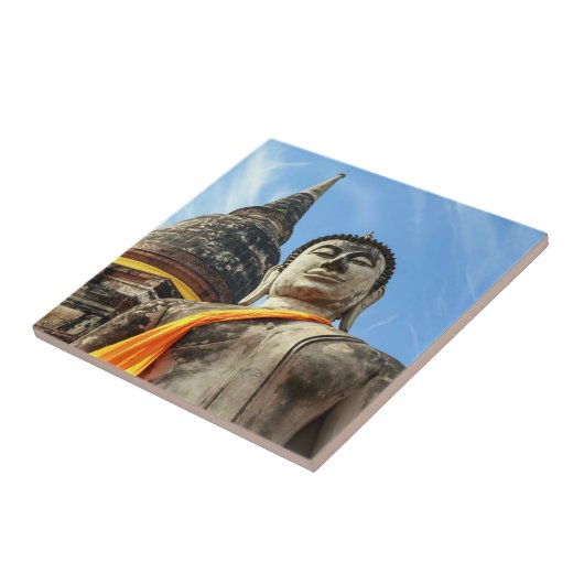 タイ·アユタヤの大仏 タイル (側面)