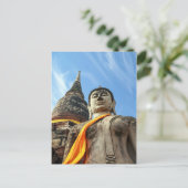 タイ・アユタヤの大仏 ポストカード (スタンド正面)