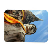 タイ・アユタヤの大仏 マグネット (横)
