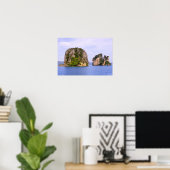 タイ、アンダマン海。アオパンガ諸島2 ポスター (ホームオフィス)