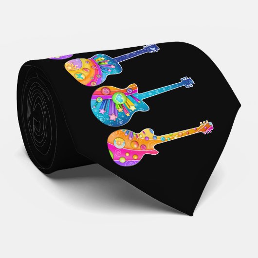 タイ-ギター ネクタイ (ロール)