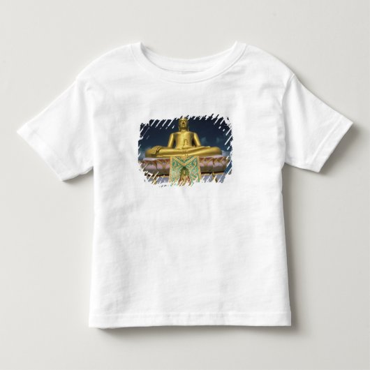 タイ、コーサムイ島。大仏 トドラーTシャツ (正面)