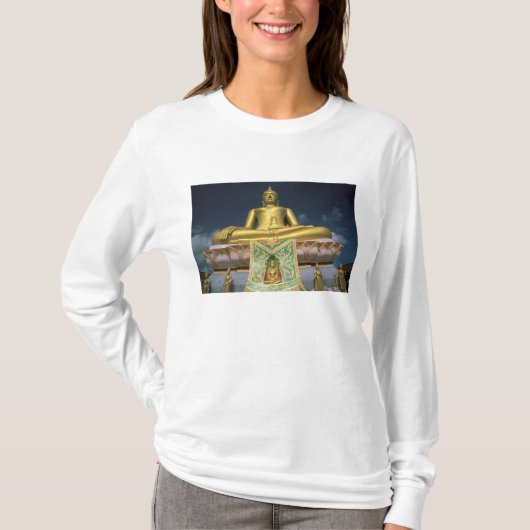 タイ、コーサムイ島。 大仏 Tシャツ (正面)