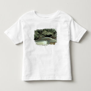 タイ、コーサムイ島、熱帯雨林の風景。 トドラーTシャツ