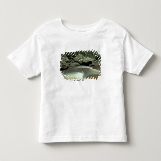 タイ、コーサムイ島、熱帯雨林の風景。 トドラーTシャツ (正面)