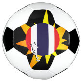 タイ・サッカー・タイ国旗/バン サッカーボール (回転)