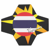 タイ・サッカー・タイ国旗/バン サッカーボール (フラット)
