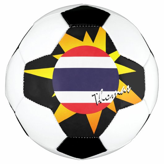 タイ・サッカー・タイ国旗/バン サッカーボール (正面)