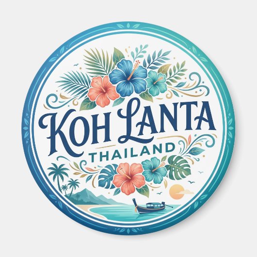 タイ タイランド コーランタ島 マグネット (正面)