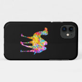 タイ・ダイ・キャメル Case-Mate iPhoneケース (裏面(横))