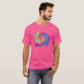 タイ・ダイ・クロス・ゴッド・イエス・キリスト教・ヒッピー・クリスチャン Tシャツ (正面フル)