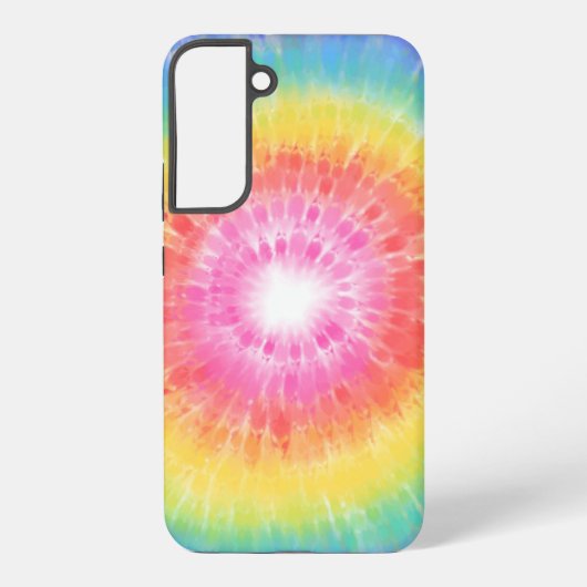 タイ・ダイ・パターン Samsung Galaxyケース Galaxy S22+ケース (裏面)