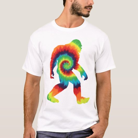 タイ・ダイ・ビッグフット Tシャツ (正面)