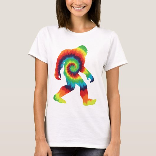タイ・ダイ・ビッグフット Tシャツ (正面)
