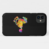 タイ・ダイ・ホース Case-Mate iPhoneケース (裏面(横))