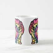 タイ・ダイ・ライオン コーヒーマグカップ (中央)
