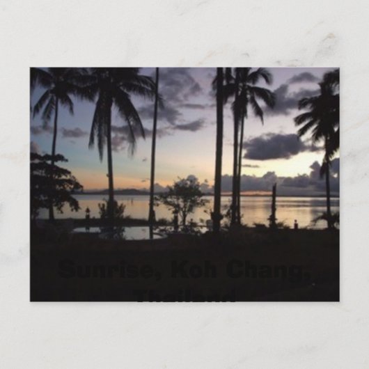 タイ，チャーン島，サンライズ ポストカード (正面)