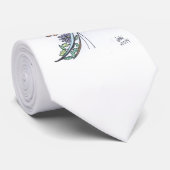 タイ： トレブル&バスクレフ、 音符記号、カラー ネクタイ (ロール)