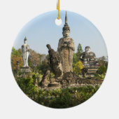 タイ・ノンカイ・サラ・ケオコウ セラミックオーナメント (裏面)