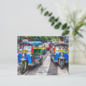 タイ，バンコクでタックタックス シーズンポストカード (スタンド正面)