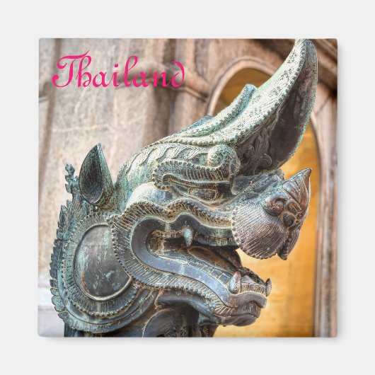 タイ バンコクの仏教寺院 マグネット (正面)