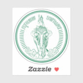 タイ，バンコクの印章 シール (シート)