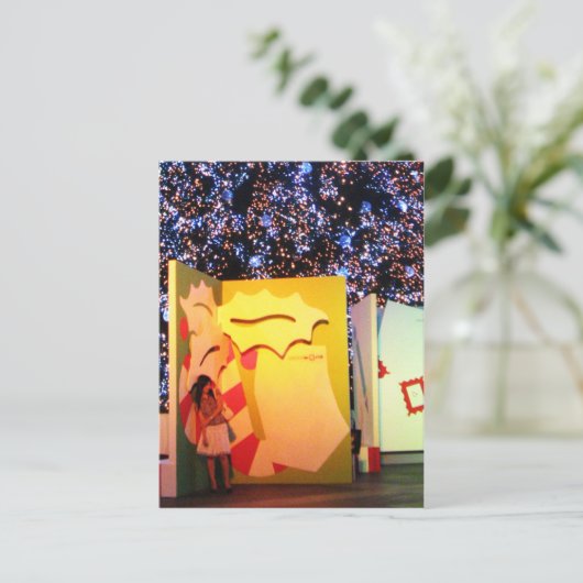 タイ，バンコクの巨大クリスマスカード シーズンポストカード (スタンド正面)