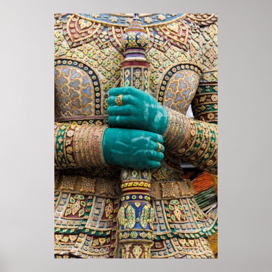 タイ、バンコク、グランドパレス ポスター (正面)