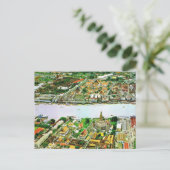 タイ、バンコク、リバー ポストカード (スタンド正面)