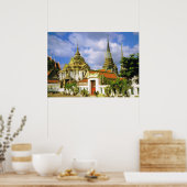 タイ，バンコジ・ワット・プラチェツフォン ポスター (キッチン)