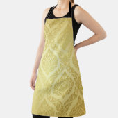 タイ・パターン・スプリーム・金ゴールド・バックグラウンドタイ、パターン。 エプロン (インサイチュ)