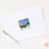 タイ、ピピドン島、ヨン・カセムビーチ、 スクエアシール (封筒)