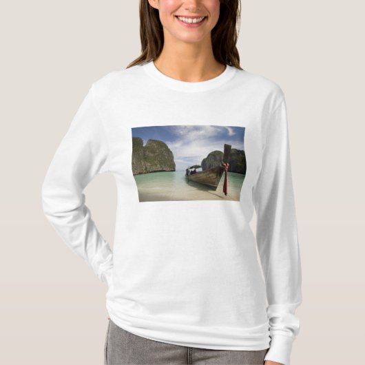 タイ、ピピ島、マヤ湾。 Tシャツ (正面)