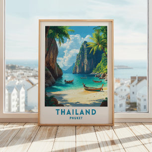 タイ プーケット 旅行ポスター ウォールアート