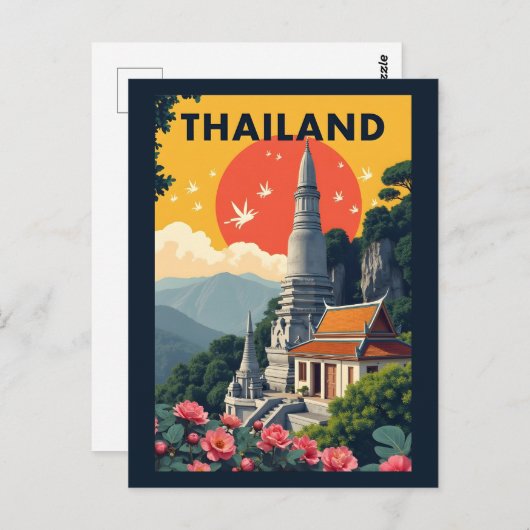 タイ ポストカード (正面/裏面)