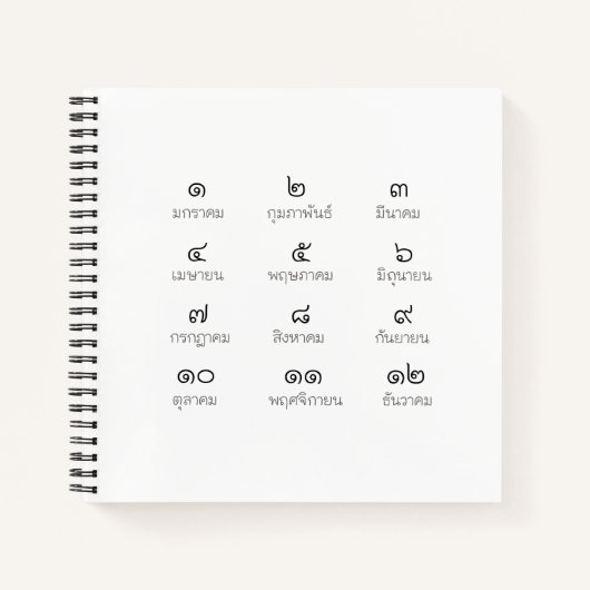 タイ・モンツス・ノートブック ノートブック (正面)