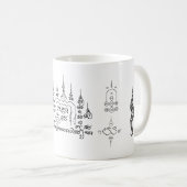 タイ ヤントラ ラッキー コーヒー マグ (正面右)