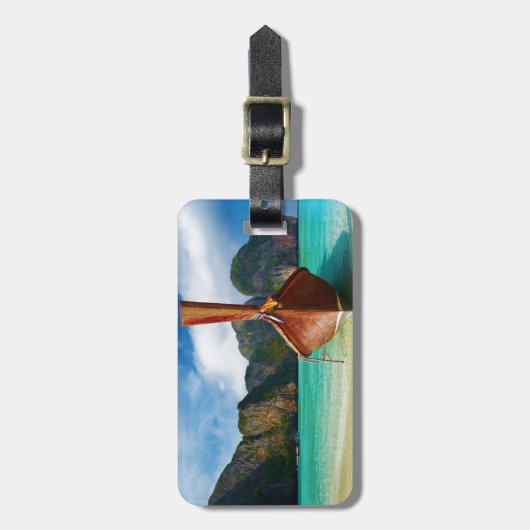 タイ ラゲッジタグ (正面縦)