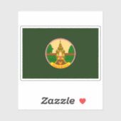 タイ・ランパン州旗 シール (シート)