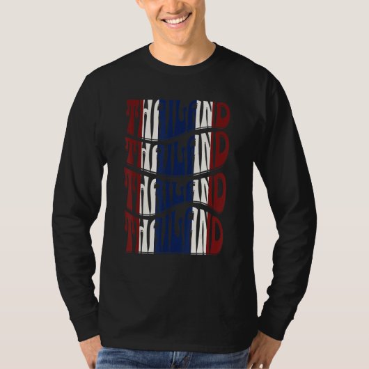 タイ・レトロデザイン Tシャツ (正面)