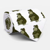 タイ: 不機嫌になるゴリラ ネクタイ (ロール)