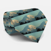 タイ: 冬レーニア山 ネクタイ (ロール)