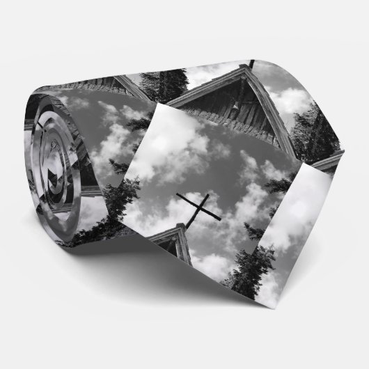 タイ、故国教会。 白黒 ネクタイ (ロール)