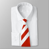 タイ/赤と白ストライプ ネクタイ (タイ)