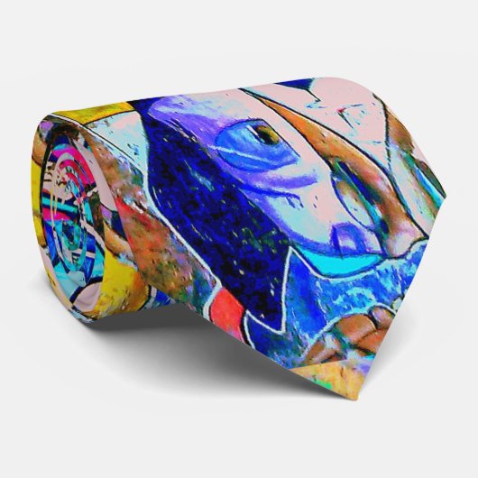 タイ – 通りアートおしゃれなネクタイ (ロール)