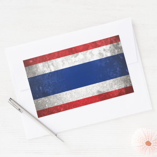 タイ 長方形シール (封筒)