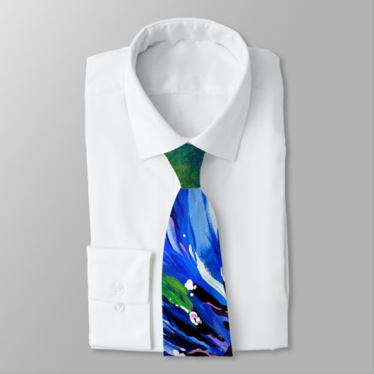 タイ: Batchelor青いボタン ネクタイ (タイ)