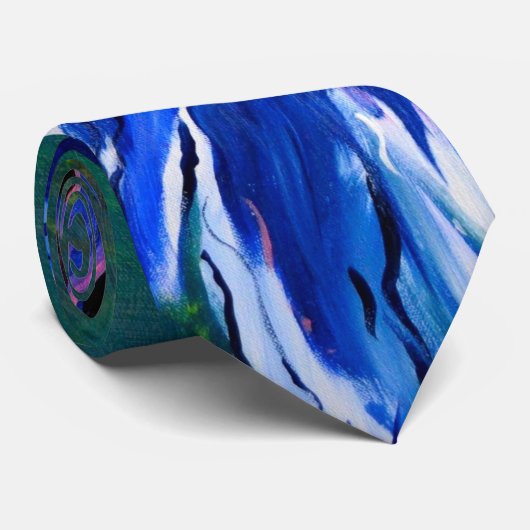 タイ: Batchelor青いボタン ネクタイ (ロール)